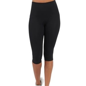 Spanx Active Booty Boost Capri Leggings 3X black Tights NWT